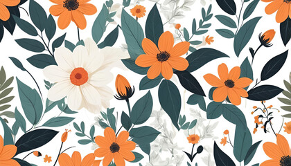 Vector flowers