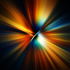 Obraz premium Colorful zoom motion effect. Abstract background. Color lines. Colored texture backdrop and banner. Multi color gradient pattern and textured wallpaper.