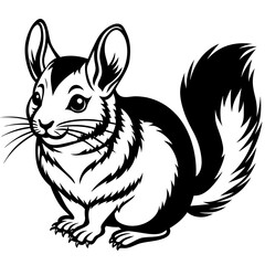 solid-black-outline-chinchilla-animal-vector 