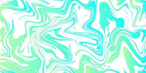 Mint blue marbling with bright acrylic liquid background with wave lines. Textured background in pastel shades. White blue colors liquid graphic texture background.
