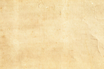 yellowed brown canvas paper texture with stains