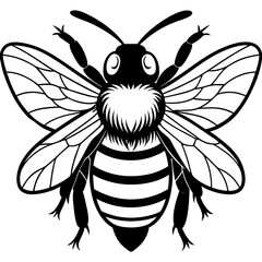 solid-black-outline-forest-cuckoo-bumblebee-animal