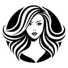 vector-template-abstract-logo-for-woman-salons-and