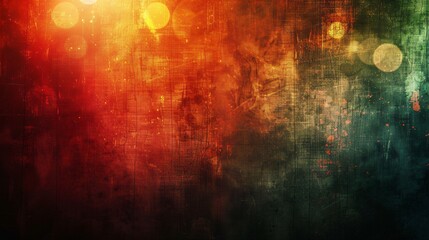 Naklejka premium Intense hues in dynamic abstraction