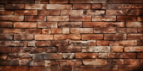 Antique Charm Weathered Stone Facade Capturing The Timeless Of An Brick Wall, Mesmerizing brick wall texture created with generative AI technology