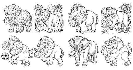 Woolly Mammoth coloring page