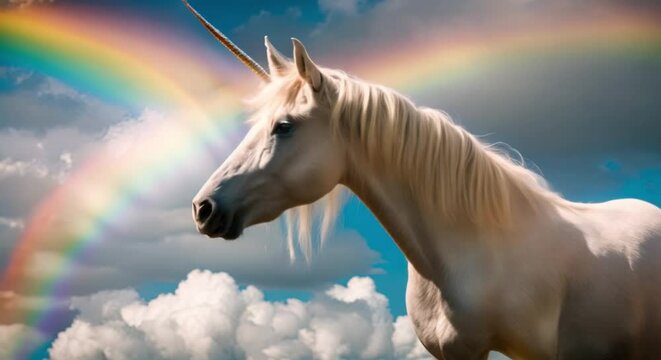 unicorn and rainbows