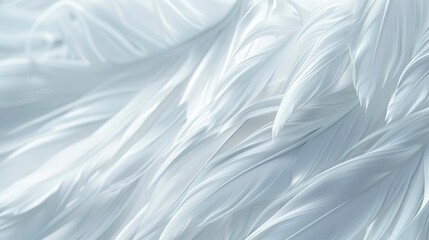 Obraz premium close up of white fluffy feathers background
