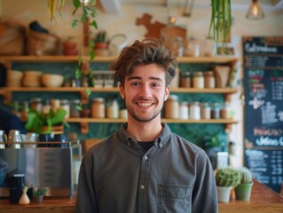 Obraz premium Waiter in Restaurant