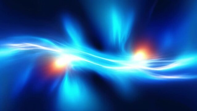 Mesmerizing blue blurred light - 4K H264 30p
