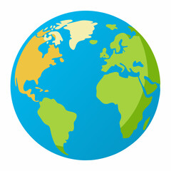 Globe Vector Illustration Icon high resolution 