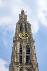 Roman Catholic Cathedral of Our Lady (Onze-Lieve-Vrouwekathedraal, 1521) in Antwerp, Belgium.
