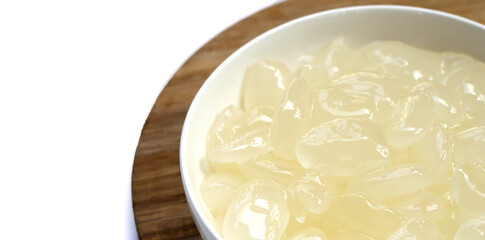 Sugar palm seed in syrup