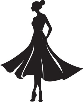 recommend clip art: Fashion Girl Silhouette