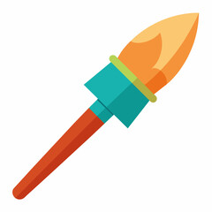 Paintbrush Vector Illustration Icon 