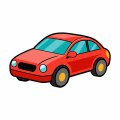 Fototapeta premium Car Vector Illustration Icon