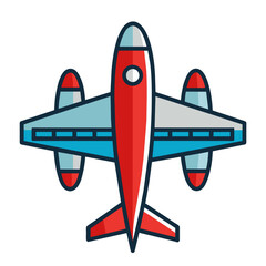 Airplane Vector Illustration Icon