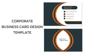 Professional Business Card Design-Modern And Minimal Business Card Template