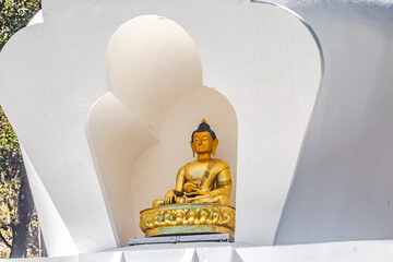 Stupa of Peace, Buddhist temple in Valle de Bravo state of Mexico 