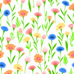 Obraz premium background with flowers