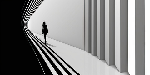 Monochrome and Minimalist: Black and white or grayscale colors are often used in minimalist designs to create a sense of elegance and sophistication. They are commonly seen in high-end fashion events,