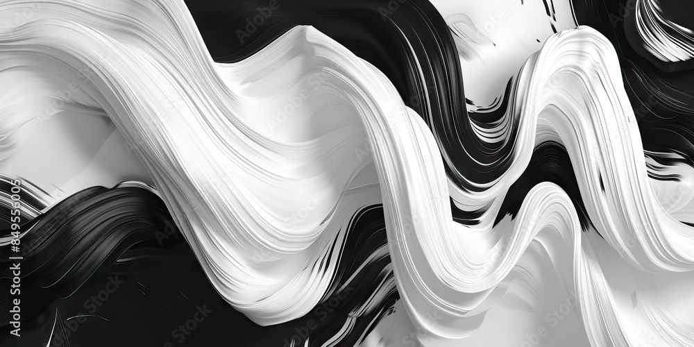 Poster monochrome palette: using different shades of the same color can create a cohesive and calming backg