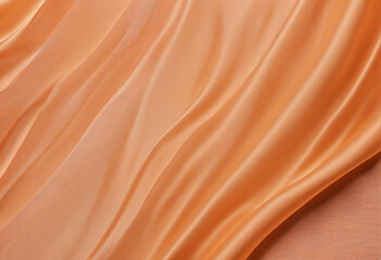 Colorful Wave Pattern on Soft Silk Background