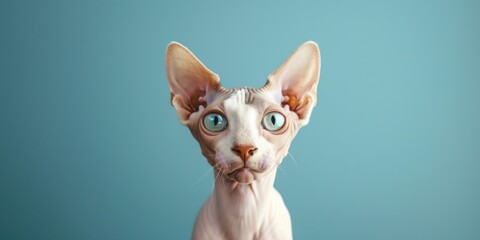 Fototapeta premium Cat with blue eyes