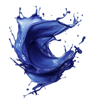 recommend clip art: blue color splash in air , PNG transparent background