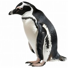 Obraz premium A photo of a penguin, isolated on a white background for clear png image