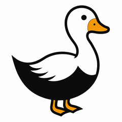 Eared Grebe animal  vector illustration svg file