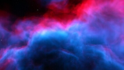 Planetary nebula in deep space. Abstract colorful background
