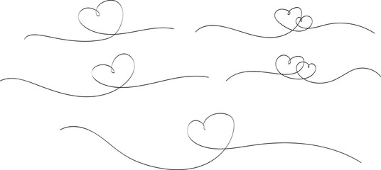 HEARTS ALPHAS OUTLINES 2