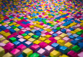 abstract background with squares 