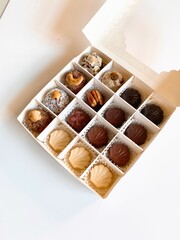 Handmade Chocolate Candies in Shapes