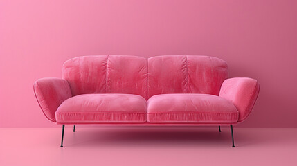 Fototapeta premium chair in soft pastel colors