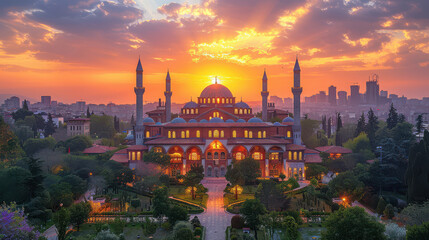 Obraz premium beautiful ankara in turkey created with Generative AI technology