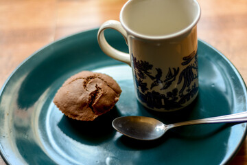 Brownie saliendo del horno