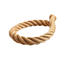  twisted rope on a white background 