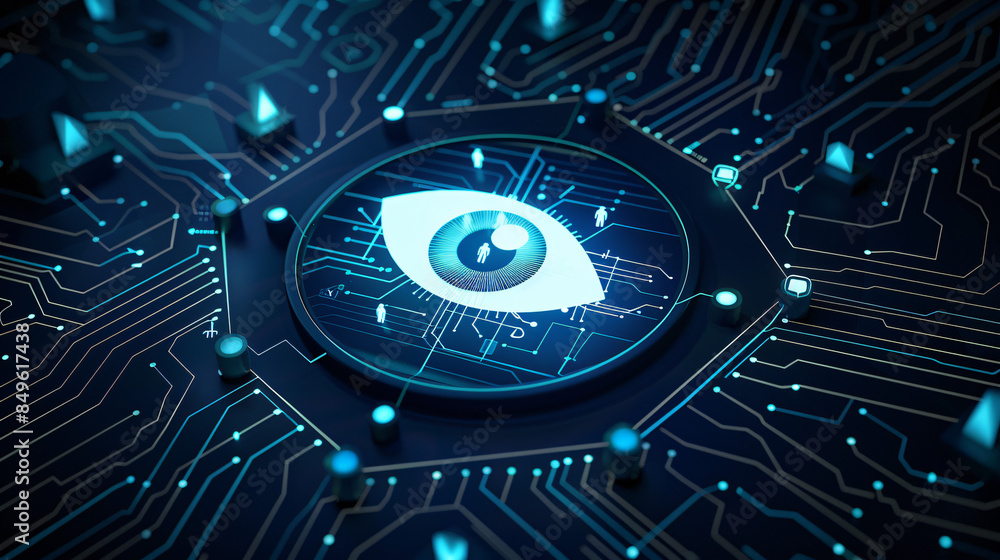 Poster online privacy under threat from hackers trying to steal personal data
