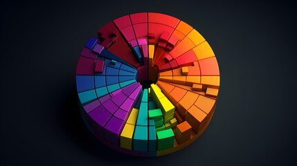 colourful pie chart