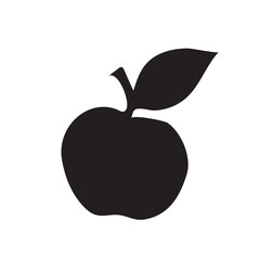 Apple icon on white background. Fruit Icon symbol for your web site design, Apple Icon logo, Apple Icon Vector illustration, EPS10.