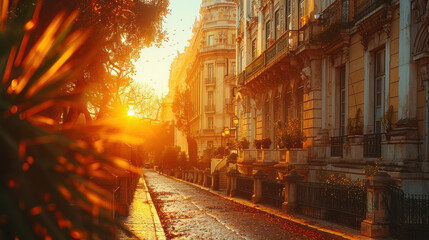 Capture the grandeur of Lisbon, Portugal created with Generative AI technology