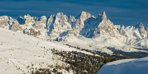 Dolomites, italy from San Pellegrino Ski Area