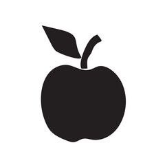 Apple icon on white background. Fruit Icon symbol for your web site design, Apple Icon logo, Apple Icon Vector illustration, EPS10.