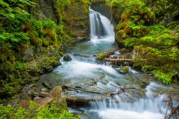 Virgin Falls, Girdwood, Alaska