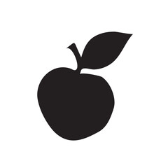 Apple icon on white background. Fruit Icon symbol for your web site design, Apple Icon logo, Apple Icon Vector illustration, EPS10.