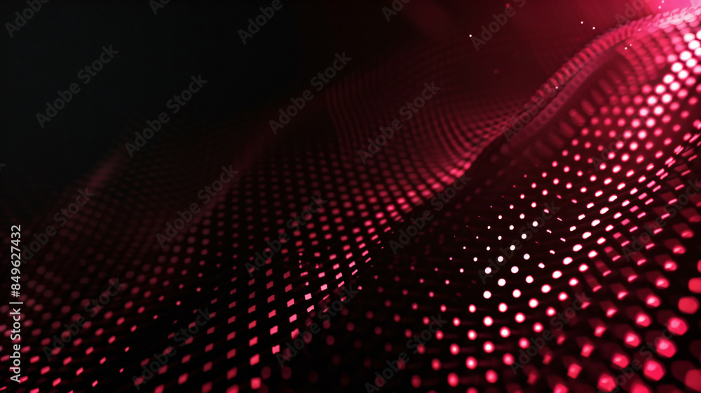 Poster cyberspace: a flowing abstract wave of information