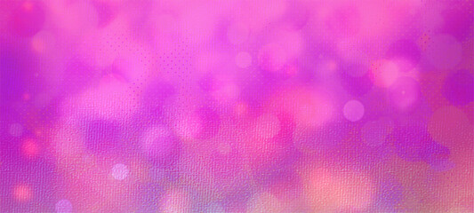 Pink bokeh widescreen background for Banner, Poster, celebration, event and various design works