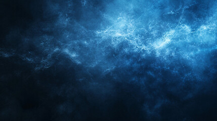 Abstract Streams of Blue Light Particles Flowing Through Dark Background Forming a Captivating and Visual Pattern